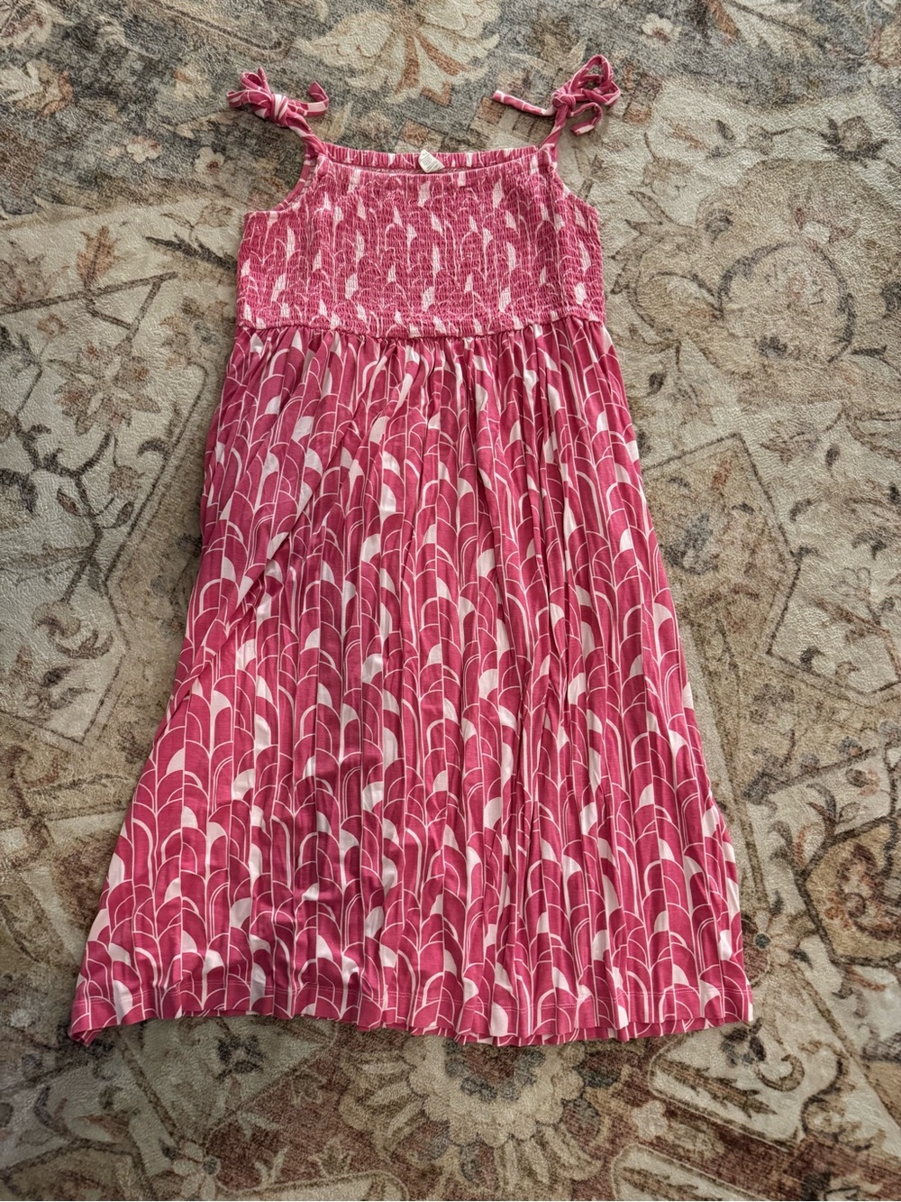 Kate Quinn Women’s Smocked Tie Strap Dress